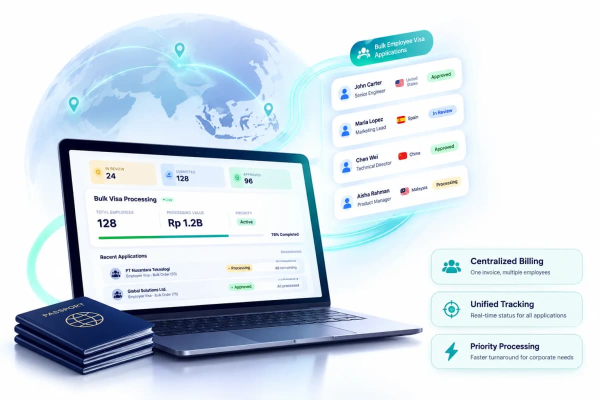 Bulk Visa Processing Dashboard
